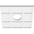 thumbnail image 2 of 18"OD x 3"ID x 6 1/4"C x 1"P Rubik Architectural Grade PVC Contemporary Ceiling Medallion, 2 of 7