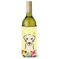 thumbnail image 1 of Botella de vino Hugger Koozie Caroline's Treasures Yellow Labrador Easter Egg Hunt 750ml Multicolor, 1 of 1