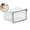 white1, variant on Small Clear Stackable Storage Drawers – 33° Angled Plastic Makeup Organizer for Vanity, Kitchen Cabinets | Multi-Purpose Plastic Storage Bins & Drawer Organizer Bins