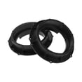 thumbnail image 1 of Anillo Espaciador de Altavoz Único Bargains Adaptador de Altavoz Tweeter para Automóvil Volkswagen Excelle Puertas Delanteras y Traseras ABS Negro Impermeable, 1 of 1