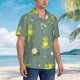 thumbnail image 3 of Balery Cute Yoga Frogs Camisas hawaianas de manga corta para hombre, camisas playeras de corte holgado, camisas de vacaciones con botones,Medium, 3 of 7