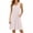 Pink, variant on XuJwPNcy Womens Summer Dresses Sleeveless Striped Knee Length Dress with Pockets V Neck Comfortable Soft Dresses for Women