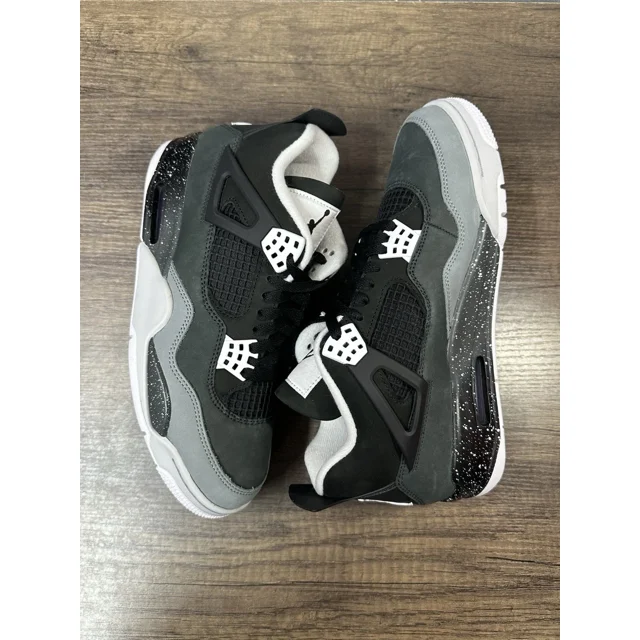 N I-K-E A i r-Jor-dan 4 Retro Fear FQ8138-002 Men’s Size 9