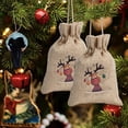 thumbnail image 5 of Vikakiooze 2022 Christmas Printed Linen Gift Bag Santa Backpack Candy Bag Apple Bag 1PC, 5 of 6