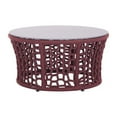 thumbnail image 2 of HomeRoots Furniture 249210 16.9 x 31.9 x 31.9 in. Bay Beach Coffee Table - Acrylic Fiber, EPE Foam & Aluminum Frame, 2 of 2