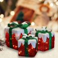 thumbnail image 4 of Juego de 3 cajas LED de regalo de Navidad MorTime con 60 luces, 4 of 6