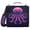 Pixel Octopus, variant on 3 Ring Zipper Binder with Shoulder Strap Waterproof Trapper Keeper 2 Inch D-Ring 500 Sheets Capacity Light Sky Blue