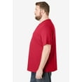 thumbnail image 3 of KingSize Men's Big & Tall Shrink-Less Lightweight Crewneck T-Shirt, 3 of 6