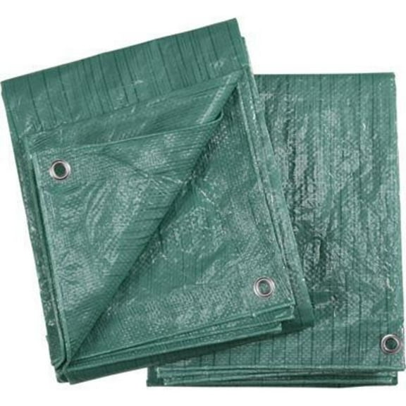 Ironton 1.8-Oz. All-Purpose Tarps, 2-Pk., Green, 8ft. x 10ft.