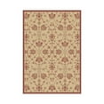 thumbnail image 2 of Dynamic Rugs Piazza Parisian Indoor/Outdoor Area Rug - Natural/Red, 2 of 2