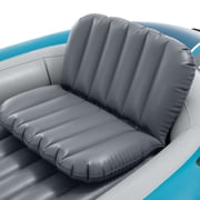 INTEX 66324EP Excursion 4 Inflatable Boat Set w/Oars, Pump, Adjustable Seats & Rod Holders