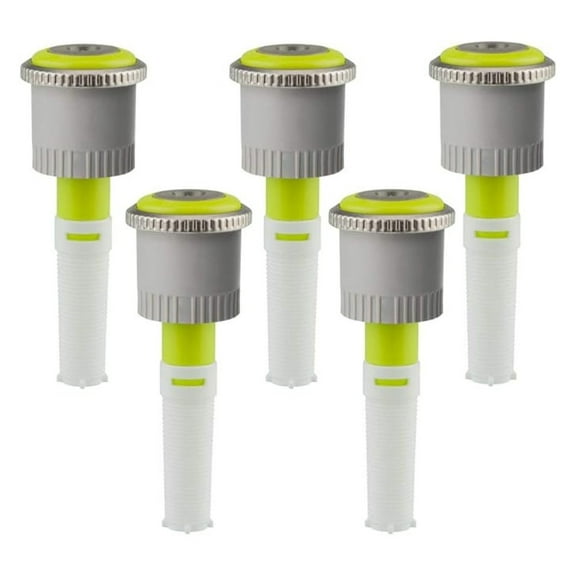 MP Rotator Nozzle 5-Pack - 360° Short Rotator Sprinkler Heads - 6' to 12' Coverage - Female Connection - MP800SR360 - Water Saving Lawn Sprinklers