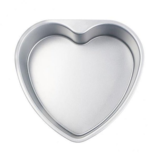 Moldes para pasteles de Chocolate Sunnimix de Aleación de Aluminio Gruesos en forma de corazón 5 pulgadas