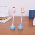 thumbnail image 5 of Mini Ceramics Handmade Couple Toothbrush Holder Stand for Bathroom Vanity Countertops, Pack of 2, 5 of 6