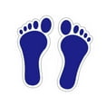 thumbnail image 4 of deevoka Barefoot Footprint Stickers Feet Spots for Business Factory Sensory Pathways Blue, 4 of 9