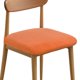 thumbnail image 1 of Juego de 4 Fundas de Silla para Sillas de Comedor, Fundas de Asiento de Silla Lavables y Estirables, Protector de Cojín para Comedor, Hotel, Cocina, Banquete, Naranja, 1 of 6