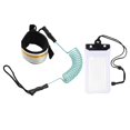 thumbnail image 1 of Surf Leash Cuff Coiled Safety Tether Longboard Funda impermeable para teléfono Azul Zulema Correa de tobillo segura para surf, 1 of 8