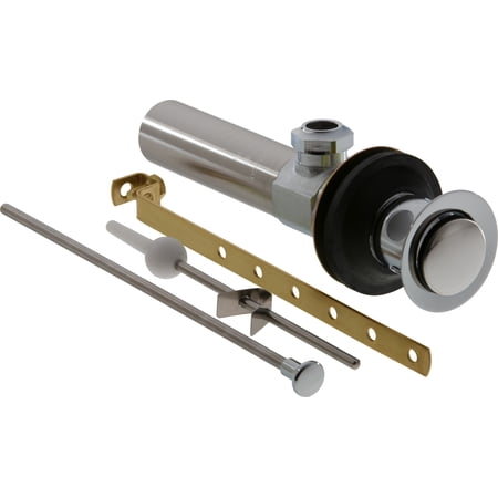 Delta Metal Pop-Up Drain Assembly for Bathroom Sinks in Chrome RP5651