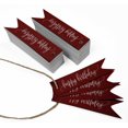 thumbnail image 3 of Inkdotpot Pack Of 50 Real Silver Foil Paper Tags Happy Birthday Favor Hang Tags, 3 of 6