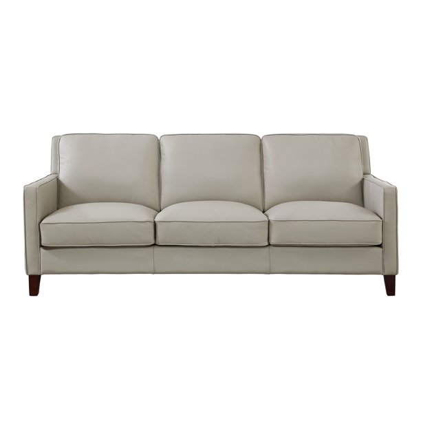 Hydeline Ashby Leather Sofa, Ice