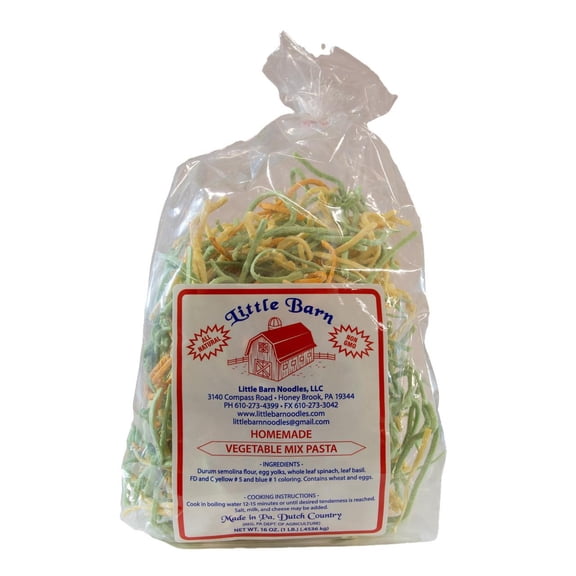 (Price/Case)Little Barn Vegetable Mix Pasta 6/16oz, 573045