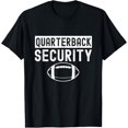 thumbnail image 1 of Quarterback Security Funny American Football Liniero Camiseta, 1 of 2