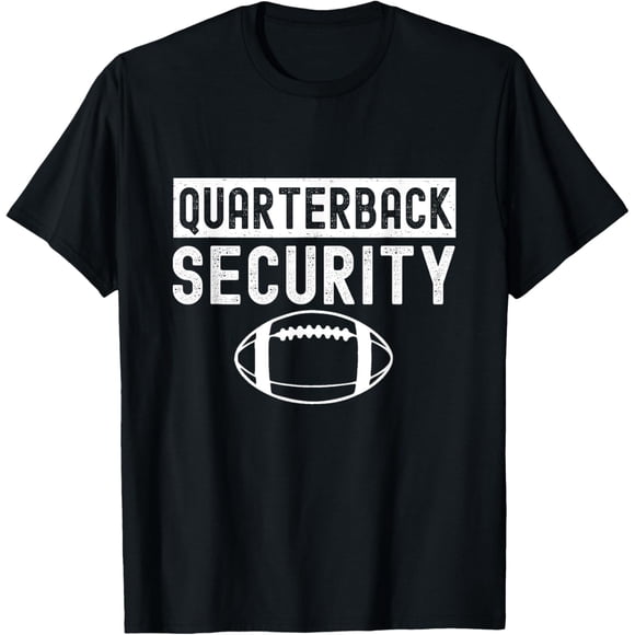 Quarterback Security Funny American Football Liniero Camiseta