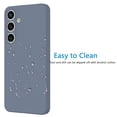 thumbnail image 6 of For Samsung Galaxy S24 FE Case Silicone Cover, Tekcoo Shockproof Rugged Soft Gel Rubber Ultra Slim Protective Cover Anti-Scratch Microfiber Lining Cute Phone Case for Galaxy S24 FE - Gray, 6 of 10