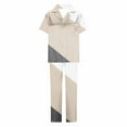 thumbnail image 5 of XuJwPNcy Womens Pajama Set Soft Short Sleeve Pajamas and Long Pants with Pockets Button-Up Sleepwear Loungewear, 5 of 6