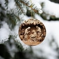 thumbnail image 1 of onlyliua ¡ ¡Promoción de Temporada! Adorno Navideño de Acrílico con Colgante Bautismal para Decoración de Pared Navideña, 1 of 5