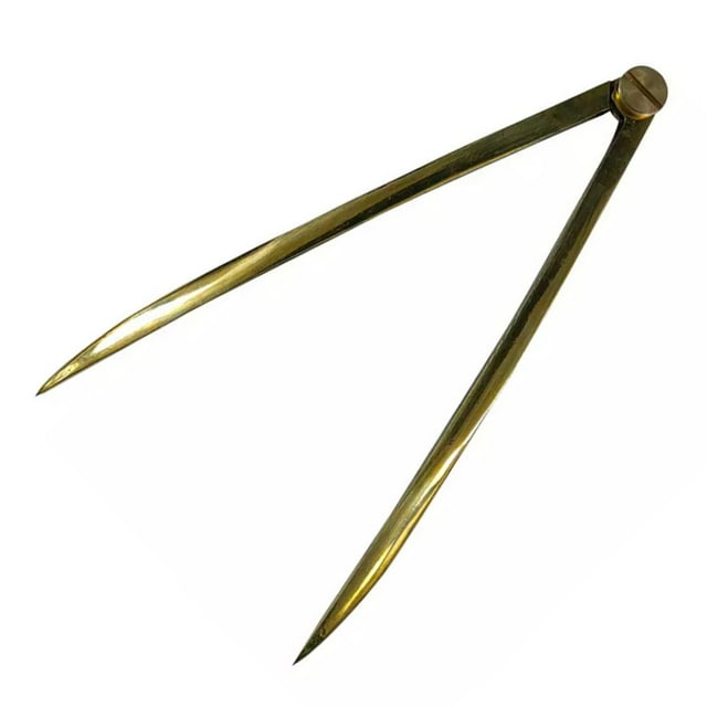 Nautical Chart Straight Divider Heavy Duty Point Tool No Rust for Architects 170mm