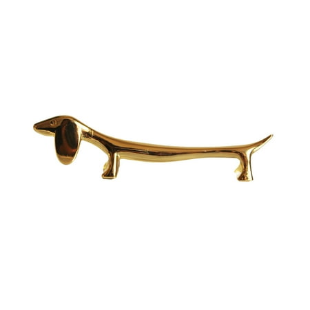 

Dog Shaped Chopsticks Rack Holder Creative Animal Chopstick Rest Spoon Fork Holder Chopstick Stand for Home Hotel(Golden)