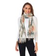 thumbnail image 2 of FORMRS Womens Scarf Winter Soft Long Big Warm Shawls Wrap Tassel Scarves, Mountain Pattern, 2 of 9