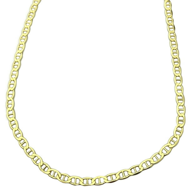 Mens 14k Gold Plated Over 925 Sterling Silver Italy Mariner Anchor Chain Necklace 20 Inch X 3 5mm Walmart Com Mens 14k Gold Plated Over 925 Sterling Silver Italy Mariner Anchor Chain Necklace 20 Inch X 3 5mm Walmart Com