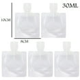 thumbnail image 1 of 5 Sachets en Plastique Transparents 30/50/100ml Distributeur de Liquide Étanche Réutilisable, 1 of 6