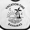 thumbnail image 4 of Inktastic Vacation Time in Bahamas Boys or Girls Baby Bib, 4 of 4