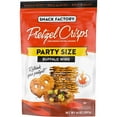 Snack Factory Pretzel Crisps, Buffalo Wing, Party Size 14 oz