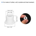 thumbnail image 2 of Uxcell 10Pcs T Type Rubber Grommet Mount Dia 11mm 14x7x11mm Seal Protection Flexible Hole Plugs Cable Pipe White, 2 of 5