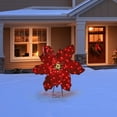 thumbnail image 7 of Mr. Christmas 35 in. Outdoor Twinkling LED Poinsettia, 7 of 7