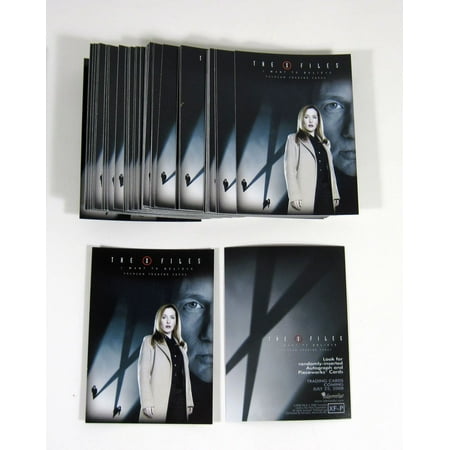 Movie Promo Card - Lot of (50) 2008 Inkworks The X-Files Movie I Want To Believe Promo Card (XF-P)