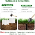thumbnail image 5 of Garden Edging Border, Garden Landscape Edging Borders, 20pcs Plastic Garden Fence Edging, Interlocking Landscaping Edging, Flexible Lawn Edging Flower Bed Border, for Outdoor Patio Pathway, 5 of 14