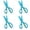Blue, variant on Toddler Scissors,5.35" Small Stainless Blunt Tip Safety Scissors,Right Left Handed Use,Safety Scissors for Classroom Arts Crafts,4Pcs
