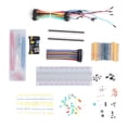 thumbnail image 2 of Kit de inicio electrónico, kit de inicio electrónico Kit de resistencia de condensador de componentes electrónicos sin soldadura Diseñado con precisión, 2 of 8