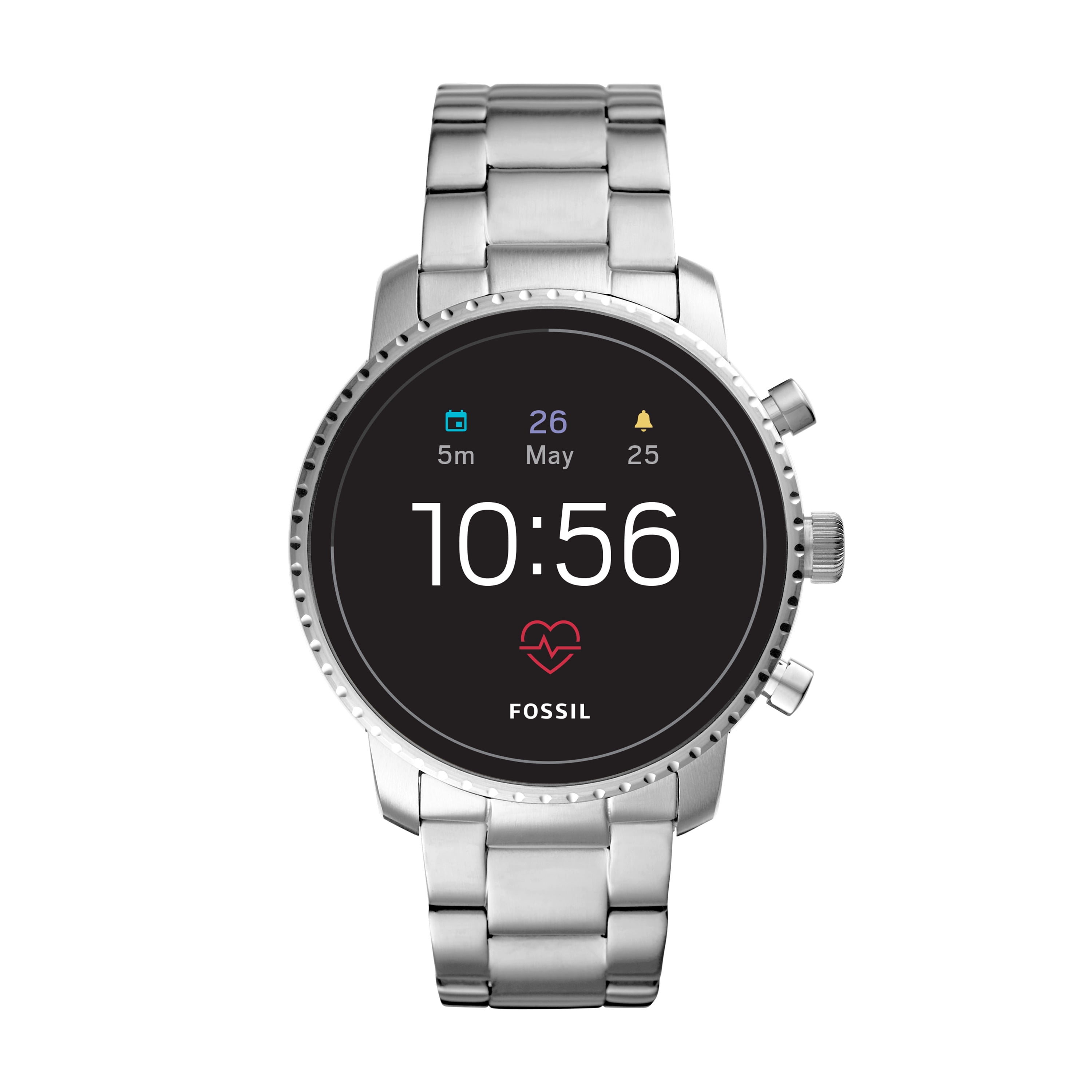 Fossil Gen 4 Explorist HR Men’s Smartwatch - Stainless Steel - Powered with Wear OS by Google™