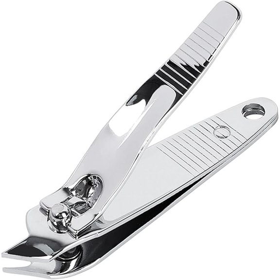 Sharp Nail Clippers, Stainless Steel Slanted Edge Toenail Cutter Trim Fingernail Clipper for Women Professional Toenail Clippers Manicure Tool