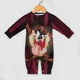 thumbnail image 4 of Looney Tunes Taz-Mania Baby Long Sleeve Footless, Infant Playsuit Romper Jumpsuits for Boys Girls, 4 of 8