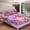 Purple, variant on Erosebridal Cute Princess Musician Bed Sheets Set Twin Size, Colorful Bow-tie Bed Sheets Twin, Butterfly Decor