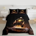 thumbnail image 2 of jejeloiu Motocross Truck Twin Comforter Sets,Extreme Game Bedding Set For Boys Men 2pcs, 2 of 8