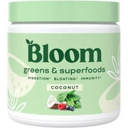 Bloom Nutrition Greens & Superfoods Powder, Coconut, 30 Servings