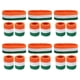 thumbnail image 1 of Bandas de sudor Uxcell, diadema y muñequera, toalla de sudor para deportes, verde, blanco, naranja, 6 sets/18 piezas, 1 of 7
